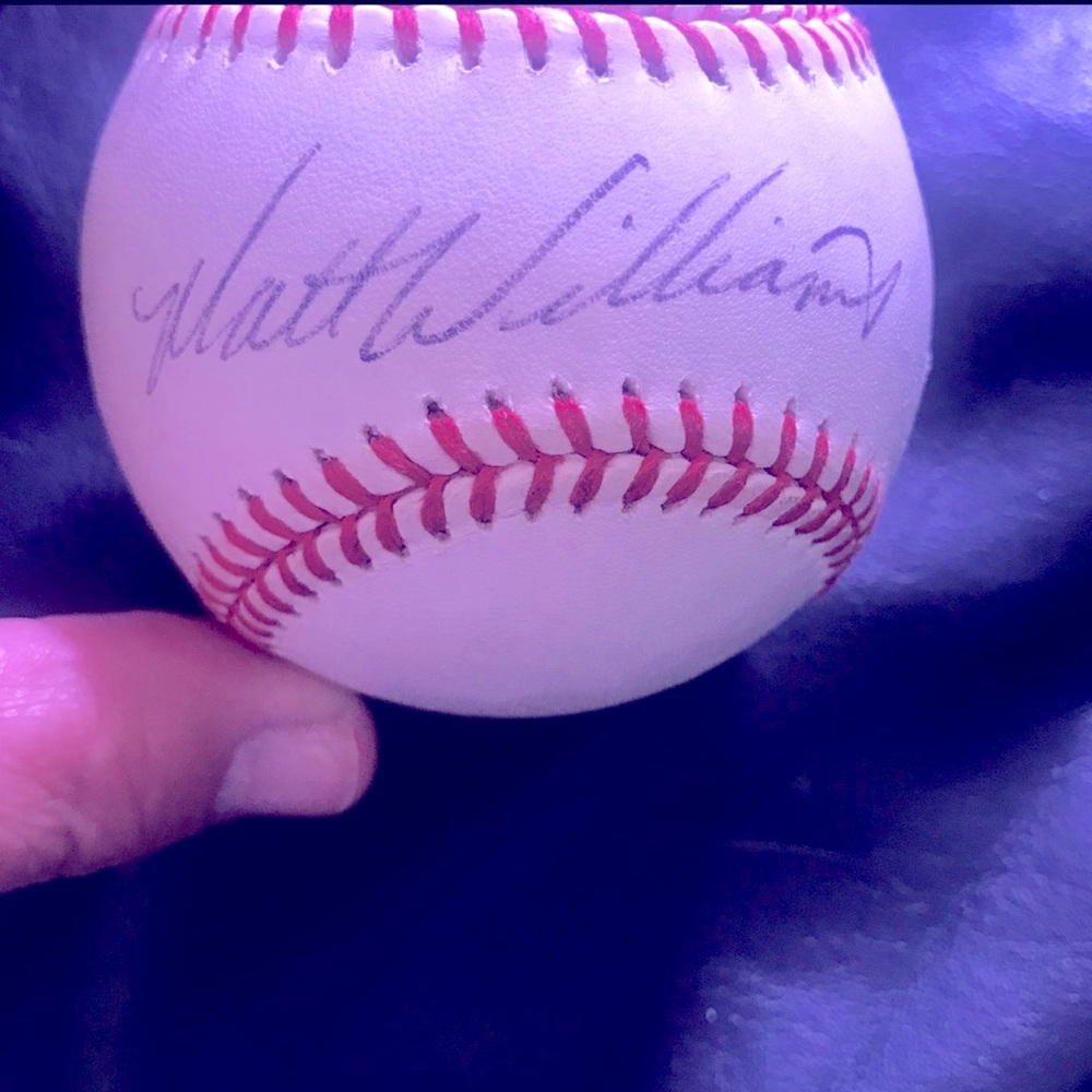 Baseball ball with SIGNATURE